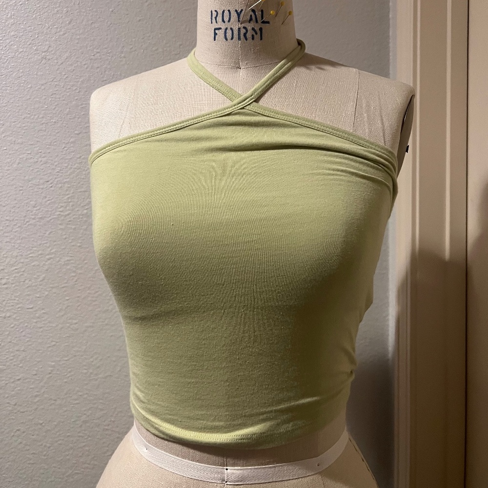 Light Green Halter Top